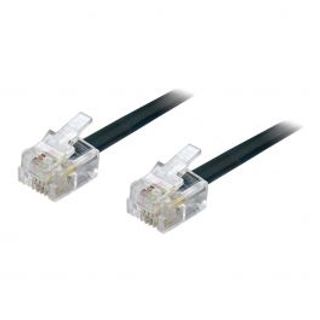 Prolunga Telefonica Maschio/maschio 5mt Nero 420230995