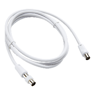 Prolunga Coassiale Maschio/femmina 2mt Bianca Evology 420230501