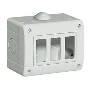 Contenitore Idrobox 3 Posti Ip40 Bianco 420100762