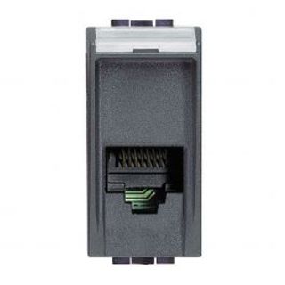 Connettore Telefonico Rj11 Living International Antracite 420100632
