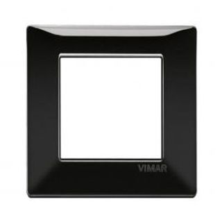 Placca Plana 2 Posti Nero 420100395