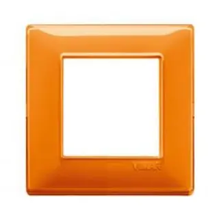 Placca Plana 2 Posti Reflex Arancio 420990800