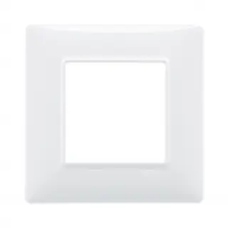 Placca Plana 2 Posti Bianco 420100394