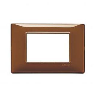 Placca Plana Reflex 3 Posti Tabacco 420100415