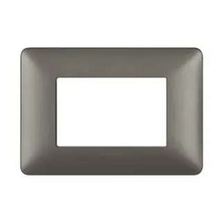 Placca Matix 3 Posti Acciaio 420100007