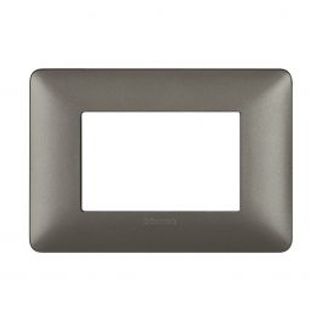 Placca Matix 3 Posti Acciaio 420100007