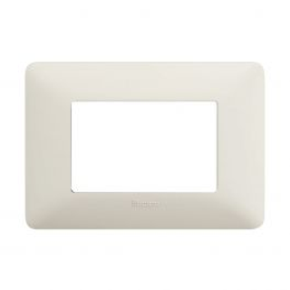 Placca Matix 3 Posti Bianca Cenere 420100005