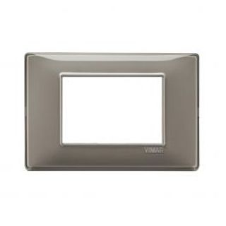 Placca Plana Reflex 3 Posti Cenere 420100406
