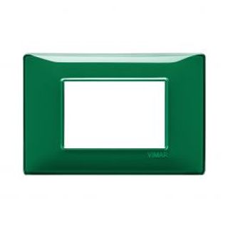 Placca Plana Reflex 3 Posti Smeraldo 420100413