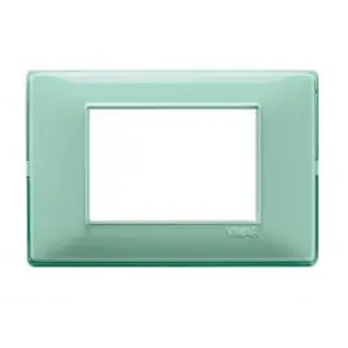 Placca Plana Reflex 3 Posti Menta 420100410