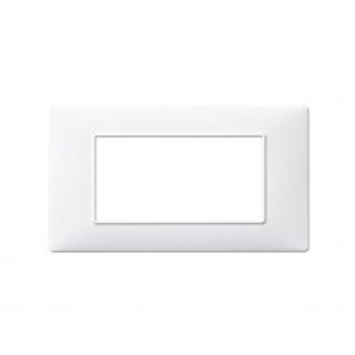 Placca Plana 4 Posti Bianco 420100986