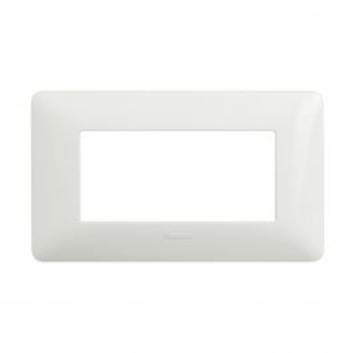 Placca Matix 4 Posti Bianco 420992498