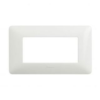 Placca Matix 4 Posti Bianco 420992498
