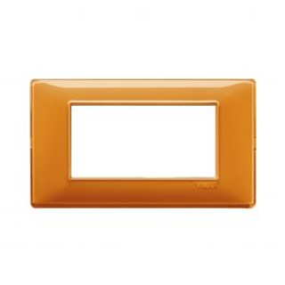 Placca Plana Reflex 4 Posti Arancio 420100988