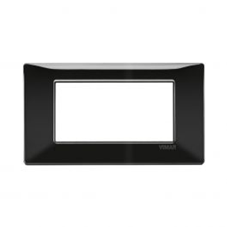 Placca Plana 4 Posti Nero 420100990