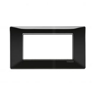 Placca Plana 4 Posti Nero 420100990
