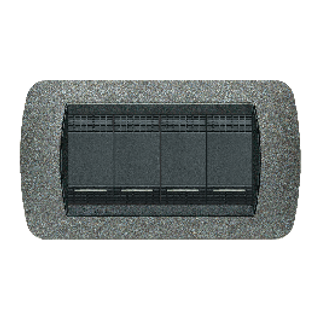 Placca Living Light 4 Posti Grafite 420992860