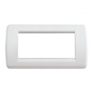 Placca Idea Rondo 4 Posti Bianca Tecno 420990771