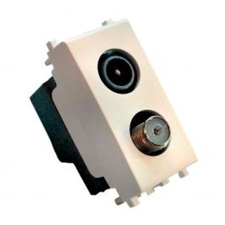 Presa Demix Terminale Iec-f Bianca Plana 420004397