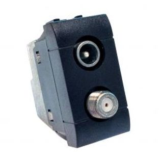 Presa Demix Terminale Iec-f Nera Living Light 420004389