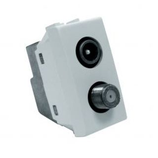 Presa Demix Terminale Iec-f Living Light Bianca 420004393