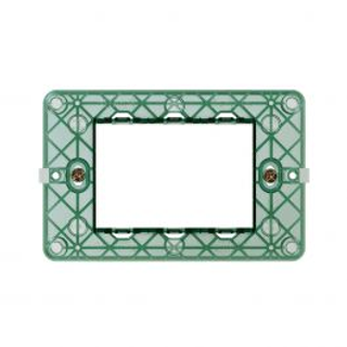 Supporto Per Placca Plana 3 Posti Verde 420100393