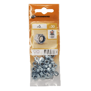 Dado Autobloccante In Acciaio 5 Mm, 30 Pezzi 410120763