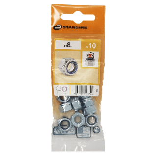 Dado Autobloccante In Acciaio 8 Mm, 10 Pezzi 410120793