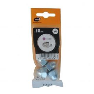 Dado Esagonale In Acciaio 10 Mm, 4 Pezzi 410120883