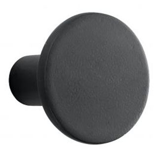Gancio Appendiabito In Poliresina Rotondo Nero D8 Cm 410006871