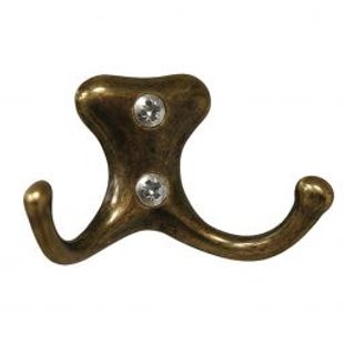 Gancio Appendiabito In Zama Bronzato, H4xl6,5 Cm 410006860