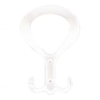 Gancio Appendiabito In Nylon Bianco, H13,5xl9 Cm 410006854