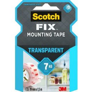 Nastro Di Fissaggio Trasparente Scotch-fixextreme Fino A 7 Kg 19 Mm X 1,5 M 410007414