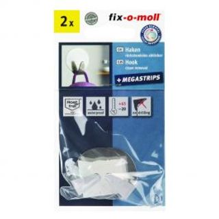 2 Ganci Inox 35mm Adesivi Extra Forte 410007385