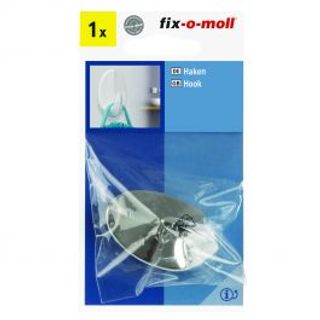 Gancio Adesivo Color Argento Ovale Grande 410007383