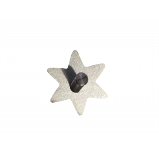 Gancio Adesivo In Acciaio Inox 5,5x5,5x3 Cm 410007361