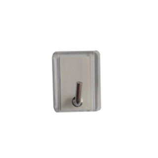 2 Ganci Adesivi Trasparenti 410007357