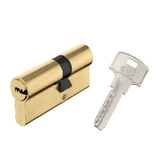 Cilindro In Ottone Standers 30+40mm, Chiave/chiave, 4 Chiavi In Acciaio Nichelato 410006362