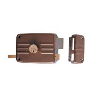 Serratura Destra Cilindro Fisso Scrocco Entrata 50 In Ferro Verniciato 410210645