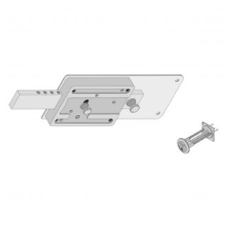 Ferroglietto Cilindro Staccato Destro/sinistro 25x80mm Entrata 60mm In Ferro Verniciato 410005283