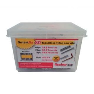 Box Smartfix (70 Tasselli Assortiti Sx Con Vite + 10 S Con Gancio) 410005703