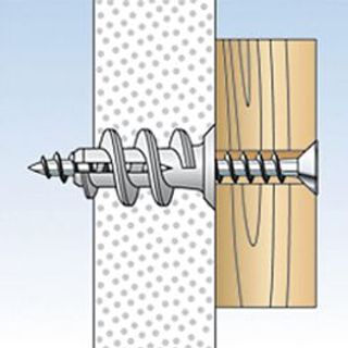 Tasselli Gk Con Vite E Accessorio Montaggio Per Cartongesso, 5 Pezzi 410136177