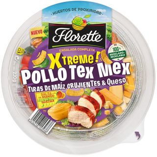 Ensalada Completa Xtrem Pollo Tex-Mex FLORETTE, 220 g