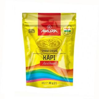 Приправа Карі Лагідна 30г "akura" 1шт (10672)
