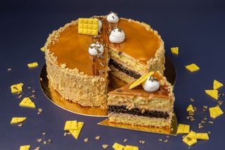 Торт "лимон-карамель"   (1кг)