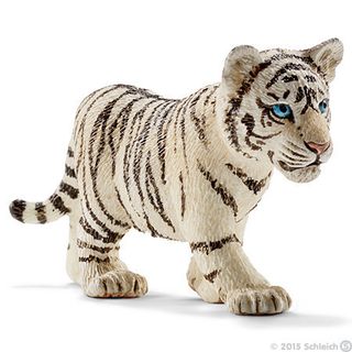Figura de Cachorro de Tigre Blanco-14732
