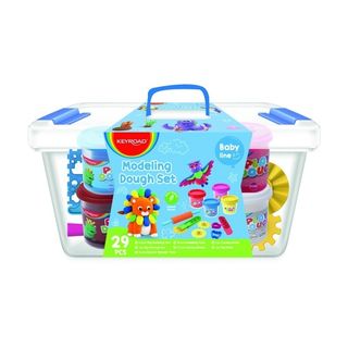 Набор для лепки. 6 баночек с тестом + 3 инструмента для лепки.