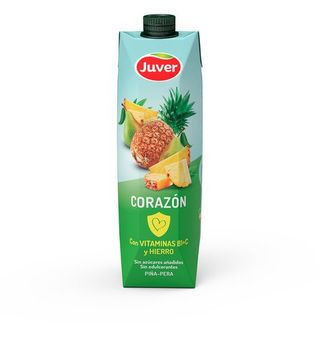 Bebida Juver Corazón Piña y Pera 1 L