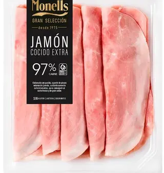Jamon Cocido Extra Gran Seleccion 140G Monells