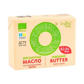 Масло Organic Milk Екстра 82.6% 180г